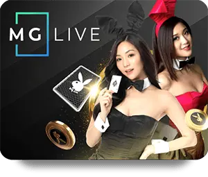 ภาพแสดง โลโก้ mg live